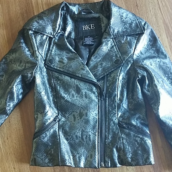 bke faux leather jacket